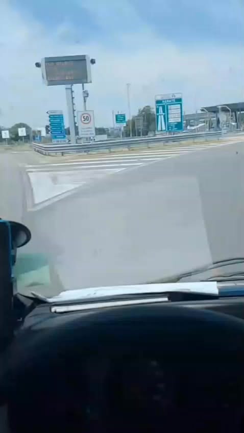 Trasporto su strada visto dalla cabina